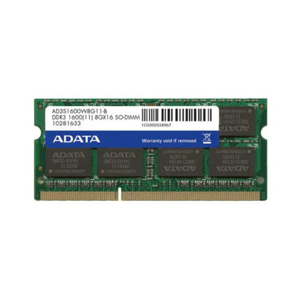 ADATA DDR3 8GB 1600MHZ LAPTOP RAM