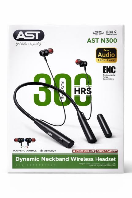 AST N300 Neckbrand Wireless Headset